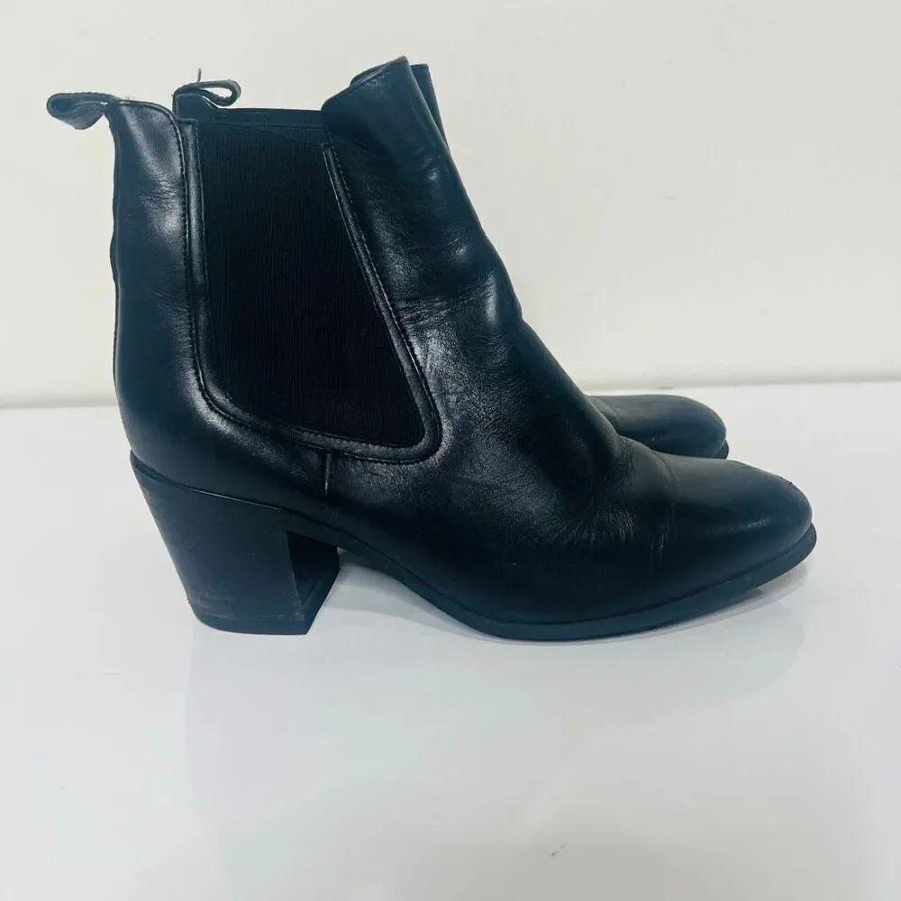 Thursday Boot Company Black Heeled ANkle Boots Sz 10